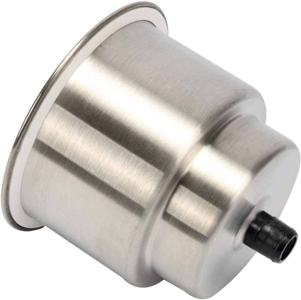 4Pcs Stainless Steel Cup Drink Holder with Drain for Marine Boat RV Camper