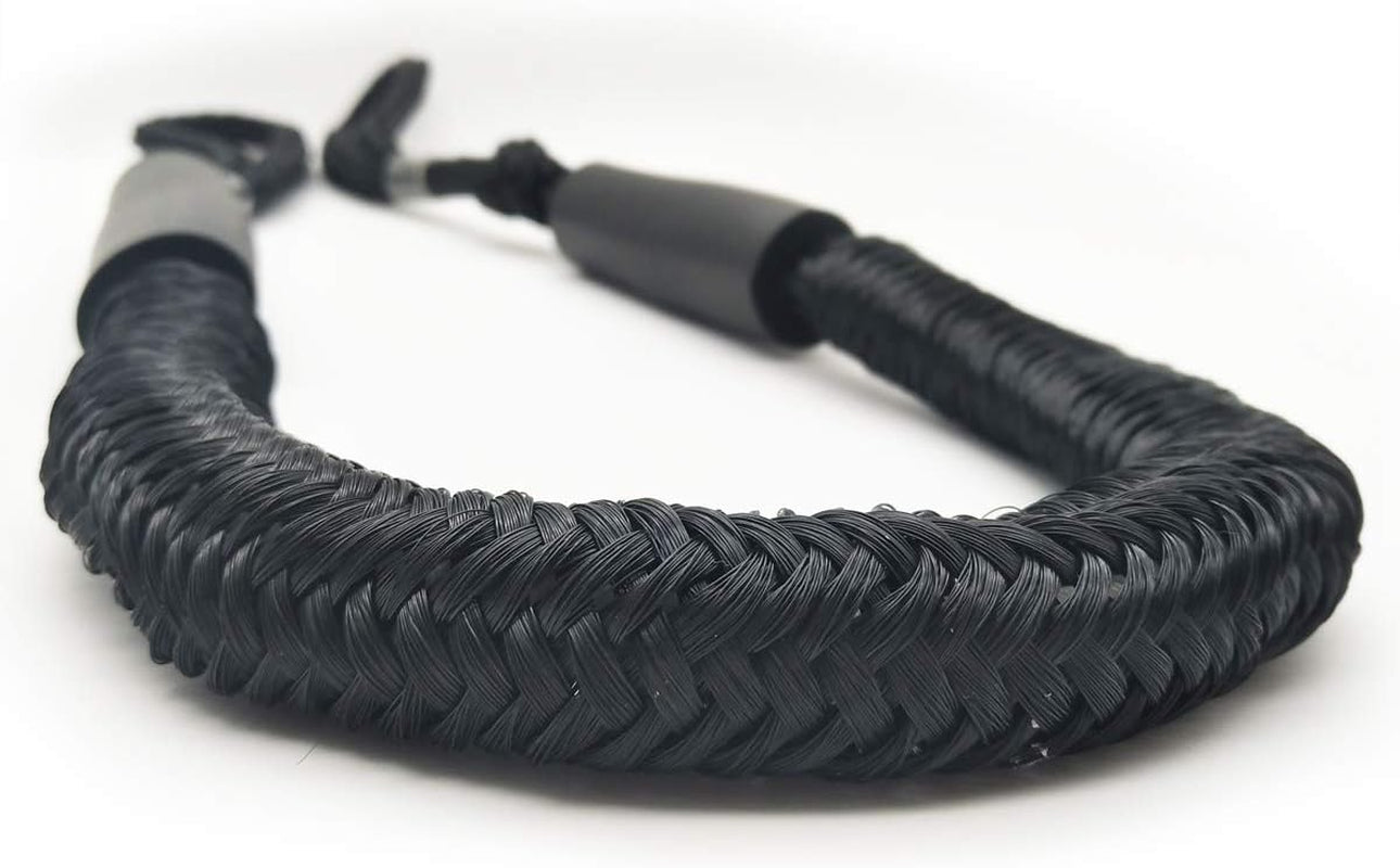 Bungee Dock Lines, 4 Feet Bungee Shock Cords Bungee Docking Rope Mooring Rope for Boat,Pwc,Jet Ski,Pontoon,Kayak,Canoe,Power Boat,Watercraft (Black without Hooks)