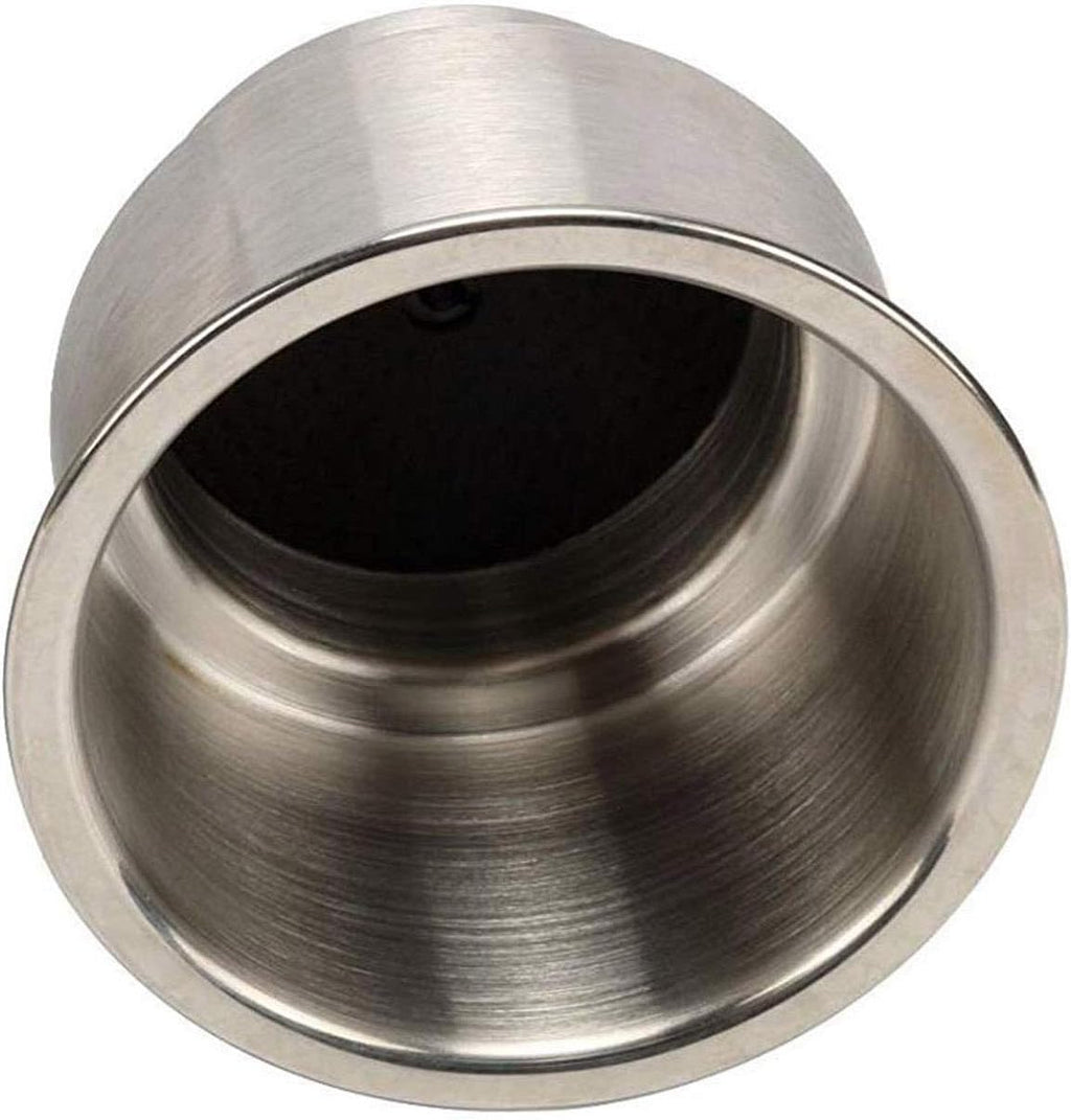 4Pcs Stainless Steel Cup Drink Holder with Drain for Marine Boat RV Camper