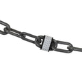 Reflective Plastic Barrier Chain, Slate Gray, 2-Inch Link Diameter, 25-Foot Length (52057-25)